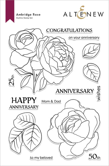 Ambridge Rose Stamp Set