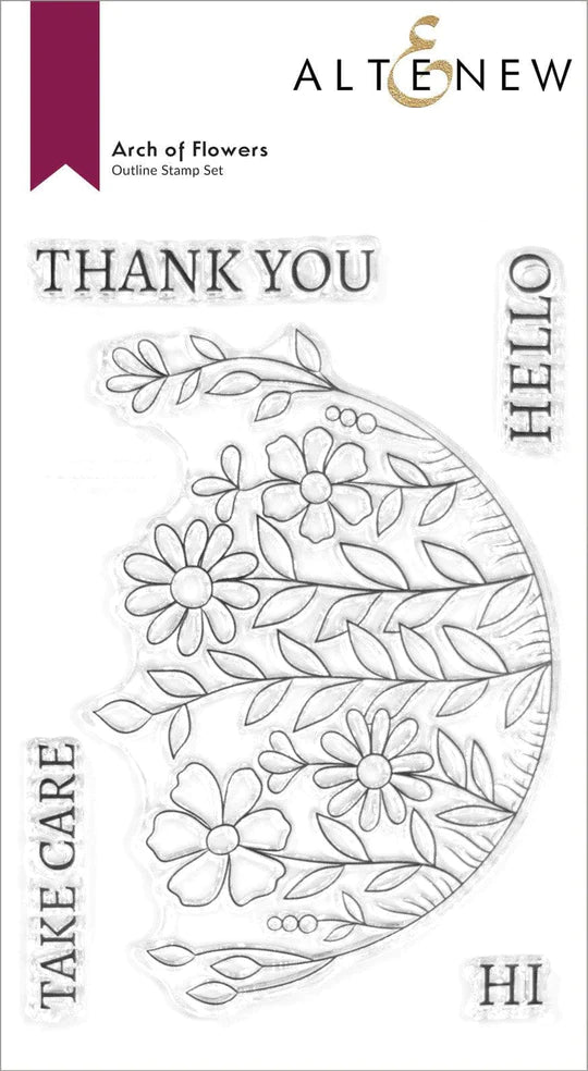 Arch of Flowers Stamp Set