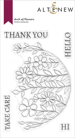 Arch of Flowers Stamp Set