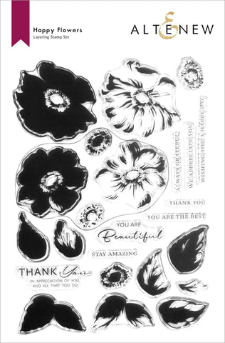 Happy Flowers Stamp Set