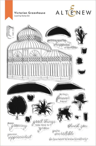 Victorian Greenhouse Stamp Set