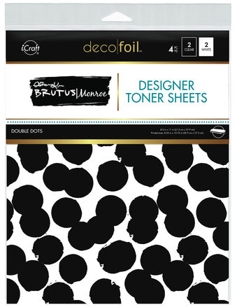 Designer Toner Sheets - Double Dots