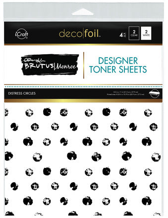 Designer Toner Sheets - Distress Circles