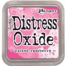 Tampon encreur oxyde de détresse framboise cueillie
