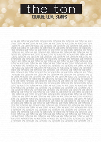 Tiny Thank You Cling Background