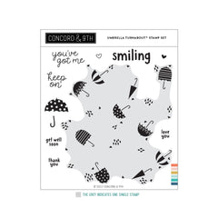 Umbrella Turnabout Stamp Set (6x6)